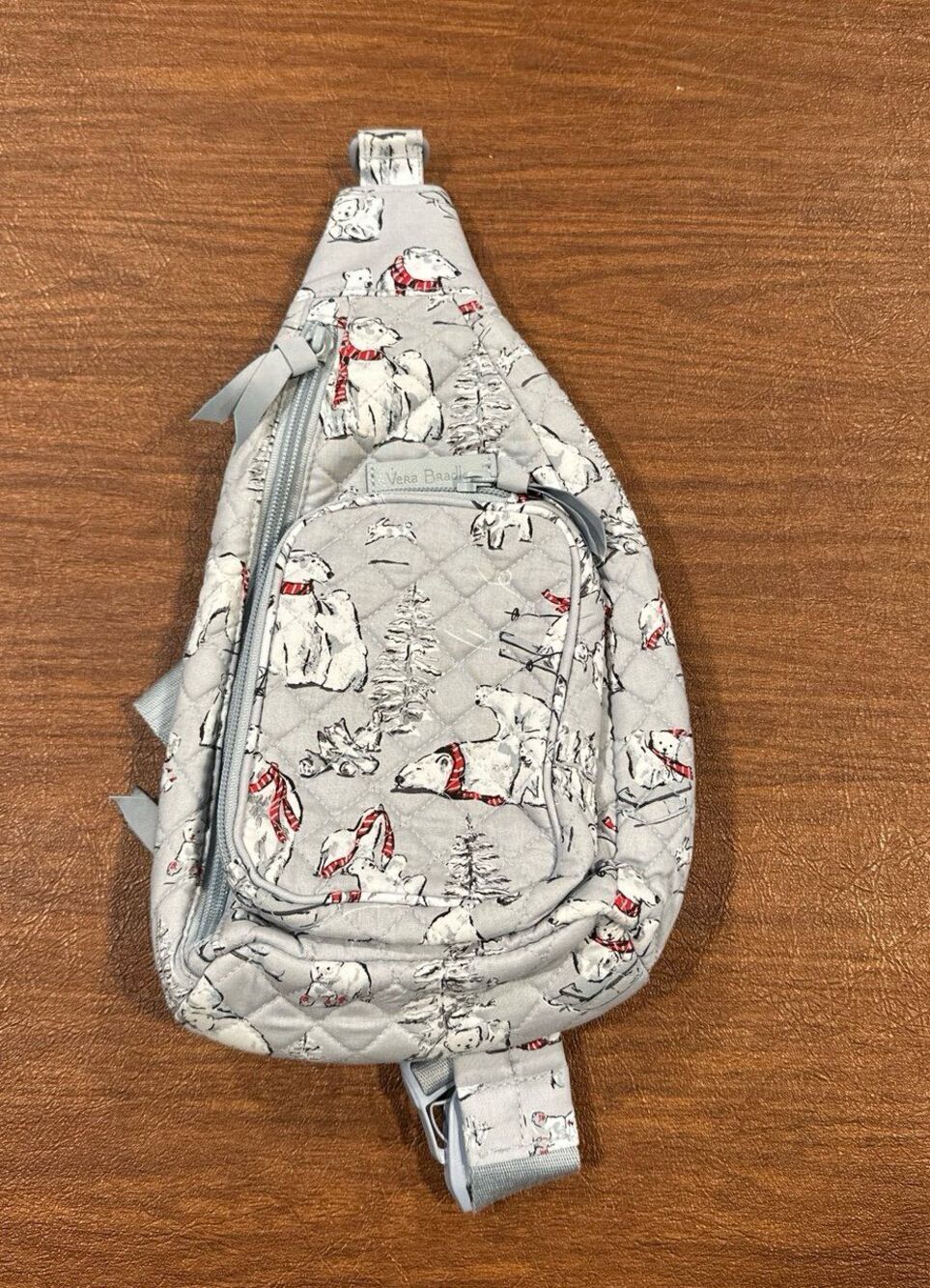 Vera Bradley Beary Merry Iconic Mini Sling Backpack